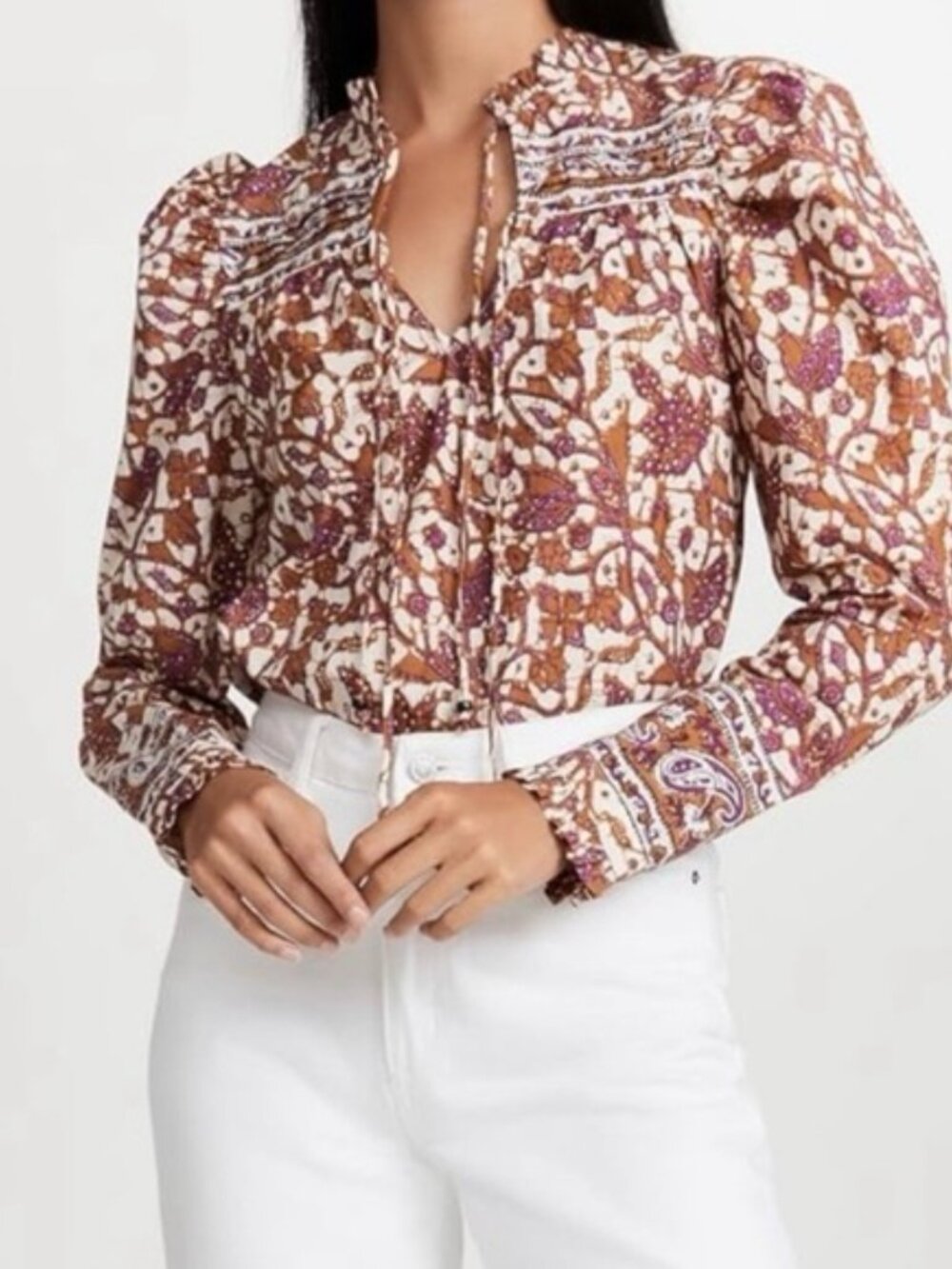 Festival Goers: Beautiful Love the Label Batik Pintuck Top M